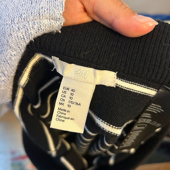 H&M Striped Knit Midi Skirt - Picture 2 of 3